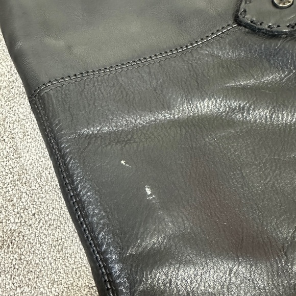 FRYE Shirley Black Leather Over the Knee Riding Boots Size 6.5 - Picture 12 of 13